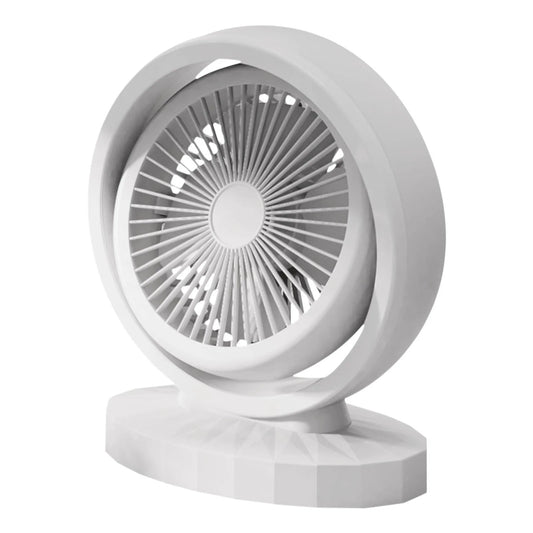 Cooling Multifunctional Mini Charging Small Fan, Strong Wind, Small Night Light, Office Desktop, Small Dormitory, Silent USB Electric Fan, Purple, on Clearance