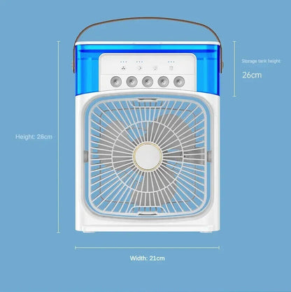 Portable Air Conditioner Fan Household Small Air Cooler Humidifier Hydrocooling